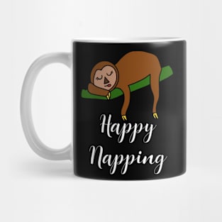 Sloth Happy Napping Mug